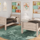 Beliche Solteiro Ana Paula Amarula Com Colchão