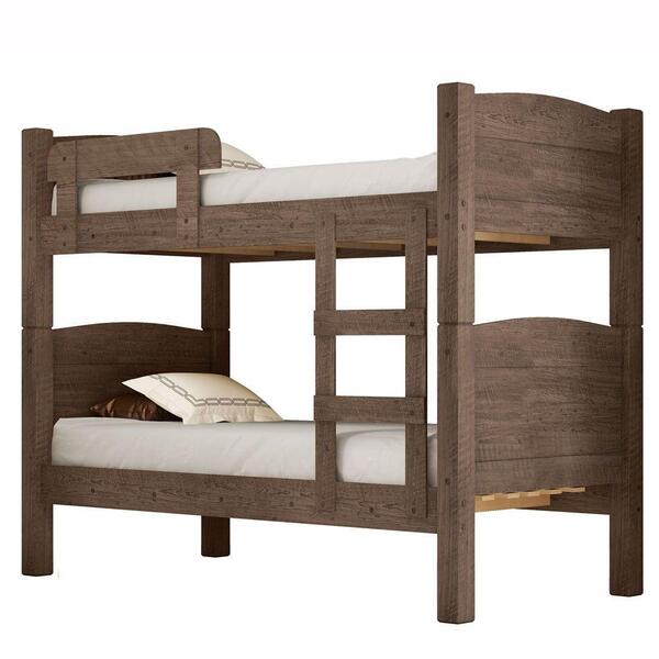 Beliche Solteiro Ana Paula Chocolate Com Colchão