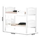 Beliche Solteiro Branco Lara Basoto Com Colchão Gazin