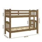 Beliche Solteiro Castanho Rubi Fenix Com Colchão Gazin