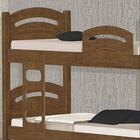 Beliche Solteiro Com 2 Colchões E Grade De Proteção Castanho