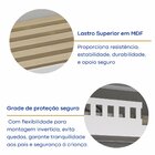 Beliche Solteiro Com Escrivaninha  Branco