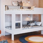 Beliche Solteiro Com Estante 90 San Diego Branco - Art In Móv