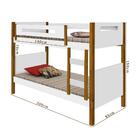 Beliche Solteiro Com Grade De Proteção Heloisa Branco E Mel