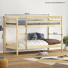 Beliche Solteiro De Madeira Com Grade De Proteção Natural Fel