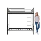 Beliche Solteiro Em Ferro James 201cm X 190cm 96cm Preto