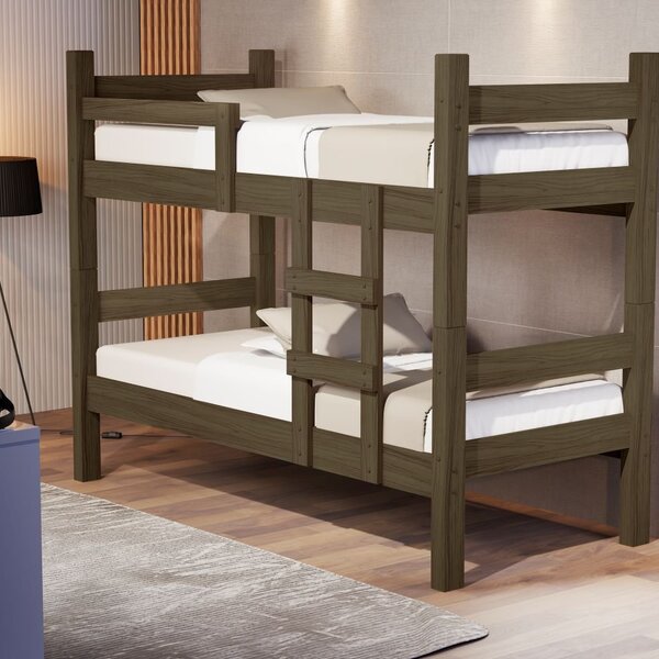 Beliche Solteiro Em Mdf 199x94cm Leticia Castanho Wood