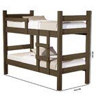 Beliche Solteiro Em Mdf 199x94cm Leticia Castanho Wood