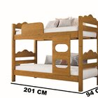 Beliche Solteiro Em Mdf Kenia Naturale