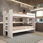 Beliche Solteiro Em Mdf Paris 125 Branco Neve