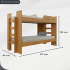 Beliche Solteiro Em Mdf Paris 125 Cinamomo