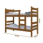 Beliche Solteiro Imbuia Com 2 Colchões Rubi Nemargi