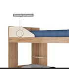 Beliche Solteiro Indy Espresso Móveis Amêndoa/off White