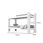 Beliche Solteiro Isabela Salleto Branco