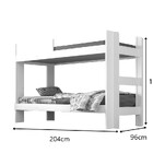 Beliche Solteiro Isabela Salleto Branco