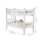 Beliche Solteiro Madri Branco Com Colchões