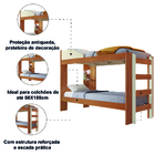 Beliche Solteiro Malta Para Colchão Até 0,88m Conquista Móveis