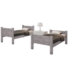 Beliche Solteiro Maria Clara Cinza com Colchão