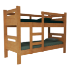 Beliche Solteiro Mdf Compacto P/ Chácara Pousada Cerejeira