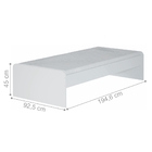 Beliche Solteiro Multifuncional Branco