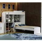 Beliche Solteiro Multifuncional Com Escrivaninha Office New C