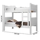 Beliche Solteiro Que Vira Duas Camas Com 2 Colchões Branca Ma