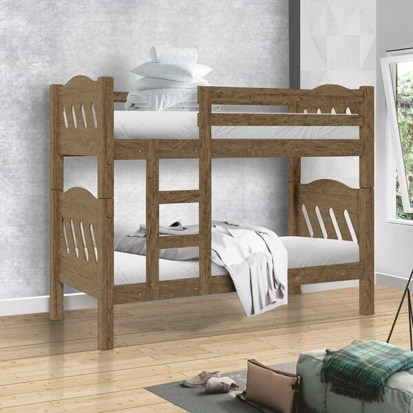 Beliche Solteiro Reforçada Castanho Pérola Fênix