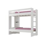 Beliche Solteiro Savana 1 Prateleira Espresso Móveis Branco