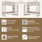 Beliche Solteiro Savana 1 Prateleira Yescasa Branco