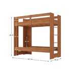 Beliche Solteiro Savana 1 Prateleira Yescasa Nogal