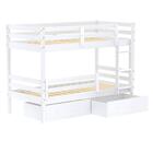 Beliche Solteiro Slim Com 02 Gavetas E Grade De Proteção Made