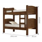 Beliche Solteiro Yasmin Malbec Com Colchão