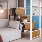 Beliche Suspenso Com Escada Morgan Branco