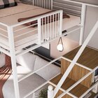 Beliche Suspenso Com Escada Morgan Branco