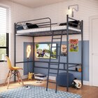 Beliche Suspenso De Ferro Solteiro Cinza