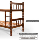 Beliche Torneada Milão Em Madeira Eucalipto/ Uva Japão - Pés