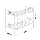 Beliche Tubolar Em Aço Domus Reforçada Para Pousadas, Alojame