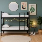 Beliche Tubular Solteiro Para Colchão 188x78cm Preto