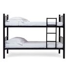 Beliche Tubular Solteiro Para Colchão 188x78cm Preto