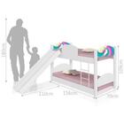 Beliche Unicórnio Arco Íris Kids Com Escorregador