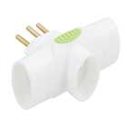 Benjamim Bivolt 3Saídas 3Pólos Branco Daneva