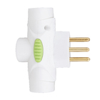 Benjamim Bivolt 3Saídas 3Pólos Branco Daneva