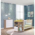 Berço 02 Gavetas 758 E Comoda 777 Doce Sonho Com Colchao Qmovi