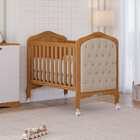 Berço 2 Em 1 Capitonê 100mdf Harmonia Permobili
