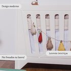 Berço 2 Em 1 Mini Cama Em Mdf Nest Espresso Móveis Branco