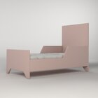 Berço 2 Em 1 Mini Cama Em Mdf Nest Espresso Móveis Rosa