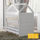 Berço 2 Em 1 Montessoriano Cabana Com Colchão - Móveis Henn