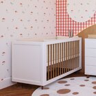 Berço 2 Em 1 Padrão Americano Tubbi Branco/mel