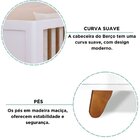 Berço 2 Em 1 Padrão Americano Tubbi Branco/mel
