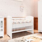 Berço 3 Em 1 100% Mdf 76cm X 100cm Eloá Branco